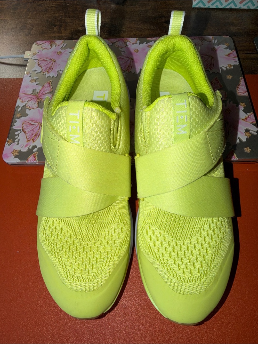 TIEM Slipstream Neon Lime Green Women’s Cycling SPD